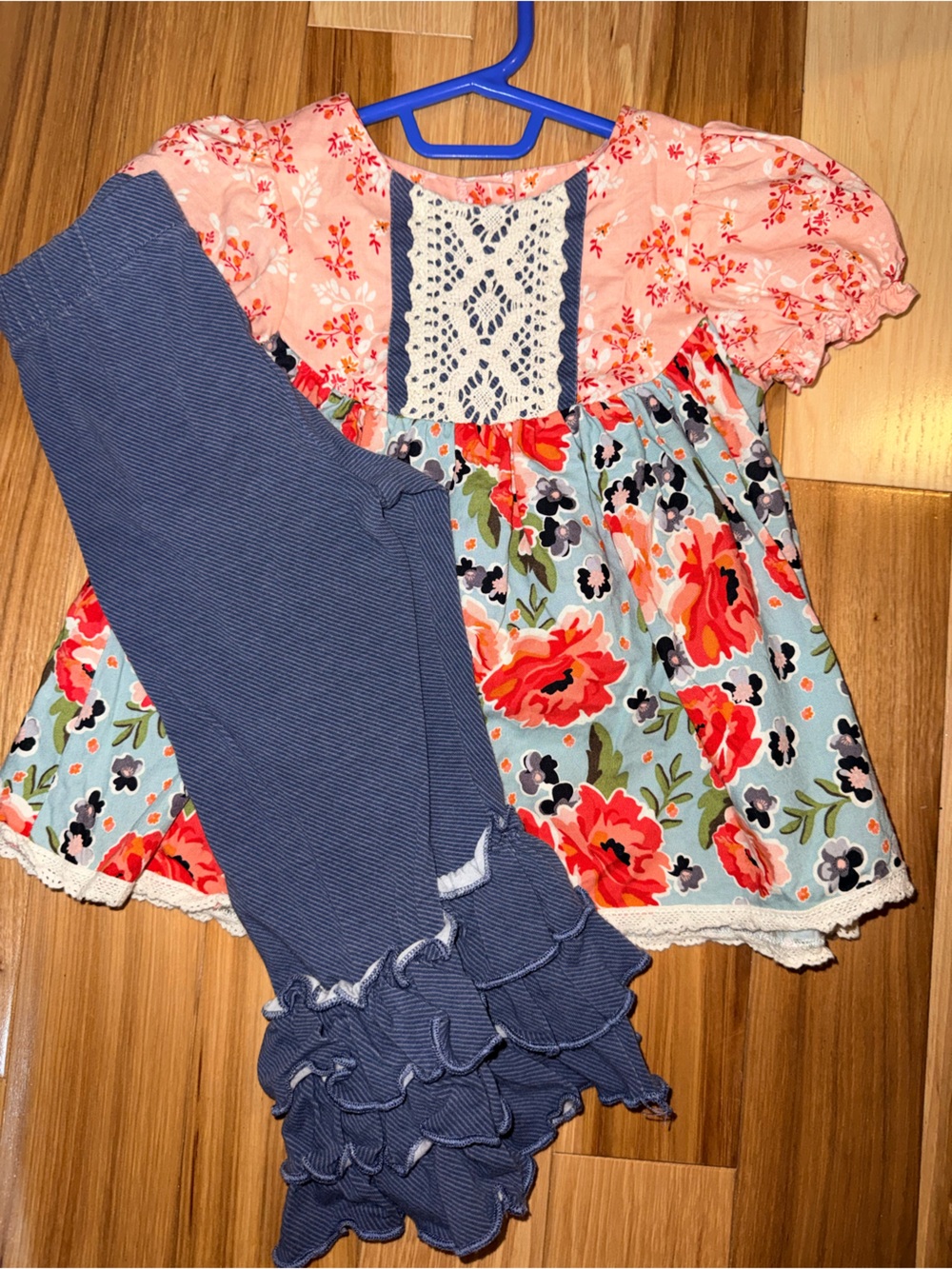 Ricrac & Ruffles outfit size 18 month